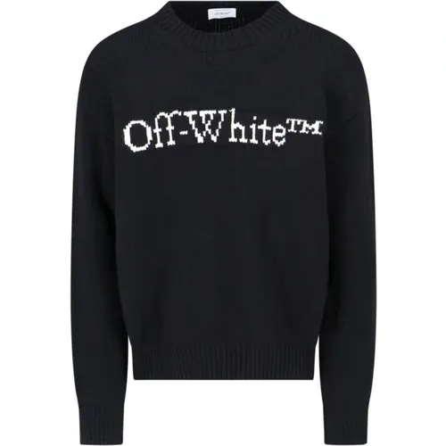 Round-neck Knitwear , male, Sizes: M - Off White - Modalova