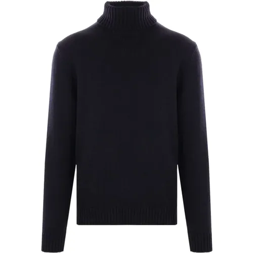 Knitted Roll Neck Sweater , male, Sizes: 2XL, M, XS, L, XL, S - Zanone - Modalova