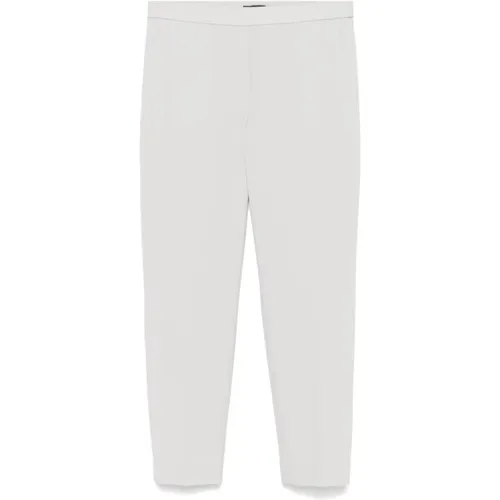 Cropped Trousers, female, , Size: 2XS Slim Treeca Pants Light Grey - Theory - Modalova