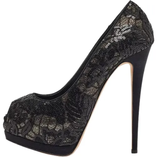 Pre-owned Pumps, female, , Size: 9 1/2 US Pre-owned Lace heels - Giuseppe Zanotti Pre-owned - Modalova