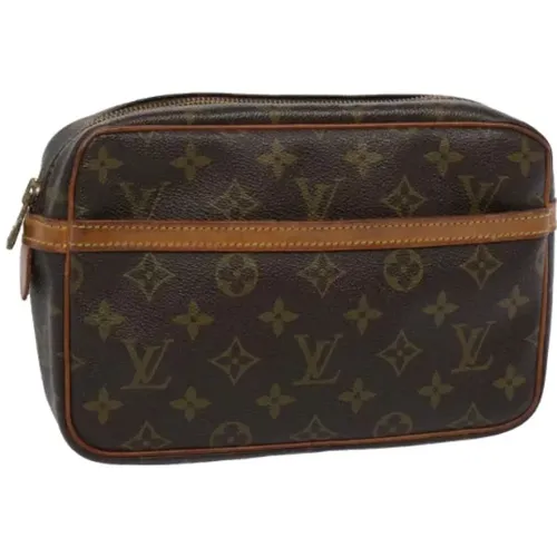 Pre-owned Canvas clutches , female, Sizes: ONE SIZE - Louis Vuitton Vintage - Modalova