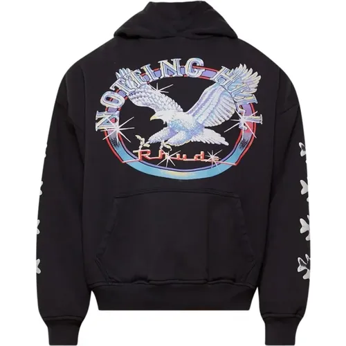 Hoodies, male, , Size: L Notting Hill Eagle Hooded Top - Rhude - Modalova