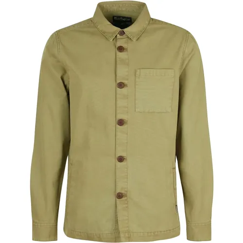 Washed Overshirt , male, Sizes: M, L - Barbour - Modalova