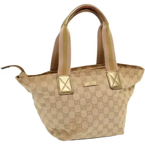 Pre-owned Canvas handbags , female, Sizes: ONE SIZE - Gucci Vintage - Modalova