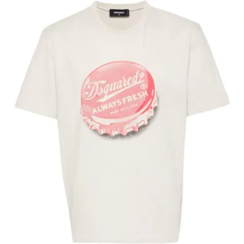 T-shirts and Polos , male, Sizes: S, L, M - Dsquared2 - Modalova