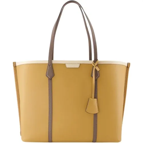 Braune Color-Block Shopper Tasche - TORY BURCH - Modalova