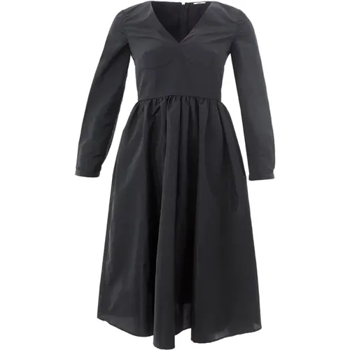 V-Neck Long Dress, 100% Authentic , female, Sizes: XS - Lardini - Modalova