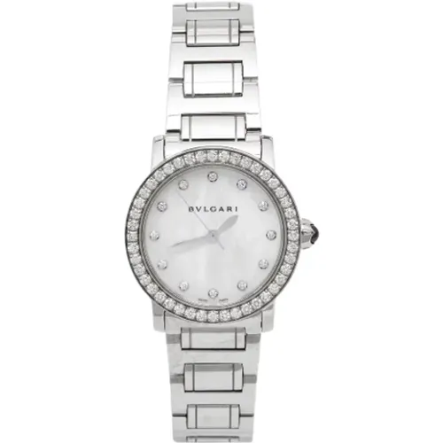 Pre-owned Watches, female, , Size: ONE SIZE Pre-owned Stainless Steel watches - Bvlgari Vintage - Modalova