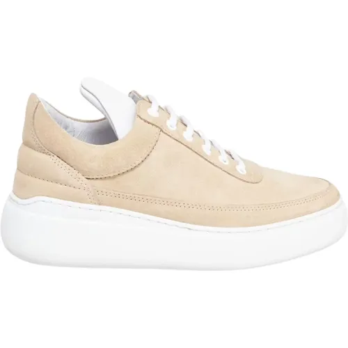 Sneakers, female, , Size: 10 US Suede Wedge Sole Trainers - Filling Pieces - Modalova