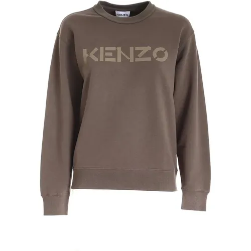 Sweatshirts, female, , Size: XS Military Logo Sweatshirt - Kenzo - Modalova