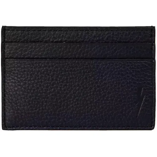 Leather Card Holder Wallet , male, Sizes: ONE SIZE - Neil Barrett - Modalova