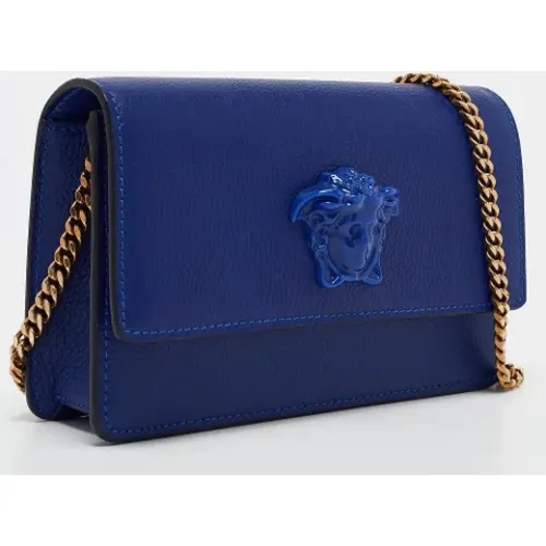 Pre-owned Cross Body Bags, female, , Size: ONE SIZE Pre-owned Leather clutches - Versace Pre-owned - Modalova