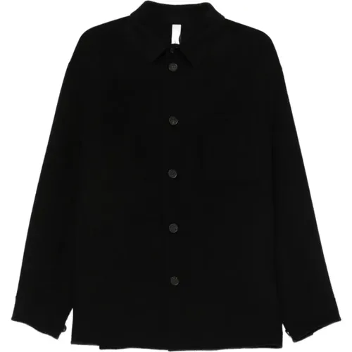 Casual Shirts, male, , Size: M Classic Coat with Chest Pocket - Hevo - Modalova