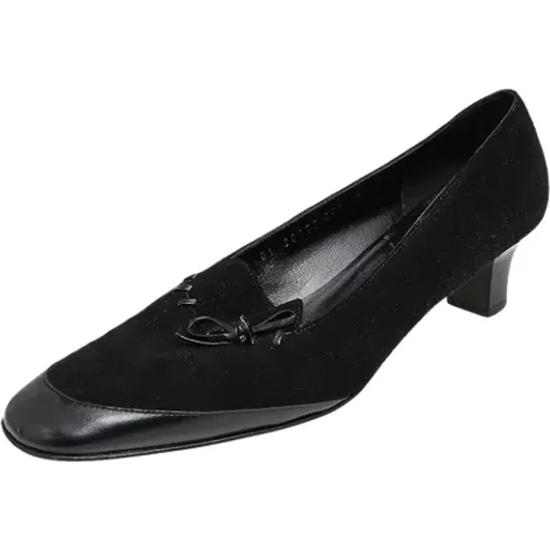 Pre-owned Pumps, female, , Size: 8 1/2 US Pre-owned Leather heels - Salvatore Ferragamo Pre-owned - Modalova