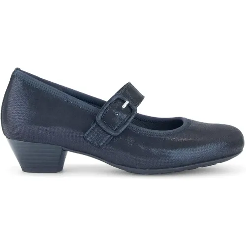 Klassische elegante Lederschuhe , Damen, Größe: 42 1/2 EU - Gabor - Modalova