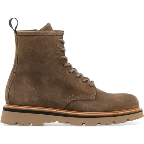 City Boots Suede Leather , male, Sizes: 7 UK - Woolrich - Modalova