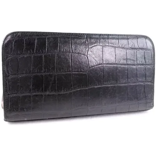 Pre-owned Leather wallets , female, Sizes: ONE SIZE - Saint Laurent Vintage - Modalova