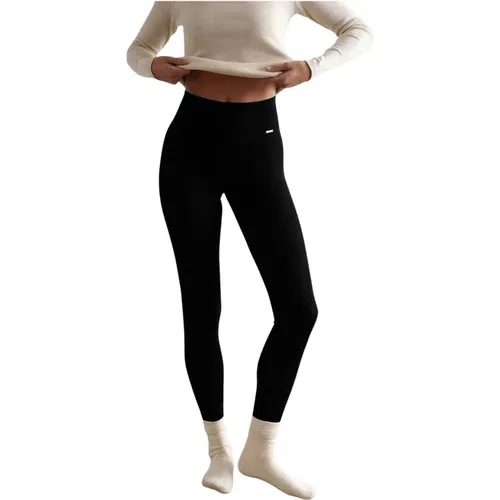 Ribbed Wool Leggings , Damen, Größe: S - Aim'n - Modalova