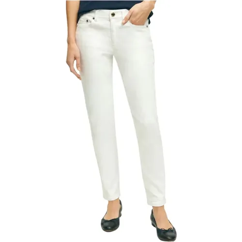 Slim-fit Jeans , Damen, Größe: S - Brooks Brothers - Modalova