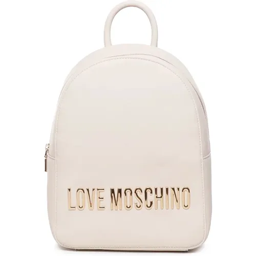 Stylish Zippered Backpack for Women , female, Sizes: ONE SIZE - Love Moschino - Modalova
