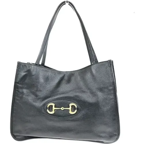 Pre-owned Tote Bags, female, , Size: ONE SIZE Pre-owned Leather gucci-bags - Gucci Vintage - Modalova