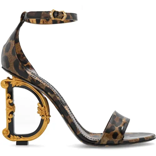 ‘Baroque’ heeled sandals , female, Sizes: 3 UK - Dolce & Gabbana - Modalova