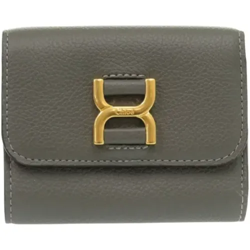 Pre-owned Wallets, female, , Size: ONE SIZE Pre-owned Leather wallets - Chloé Pre-owned - Modalova