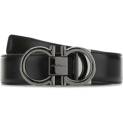 Belts, male, , Size: 100 CM Stylish Leather Belt for Men - Ferragamo - Modalova