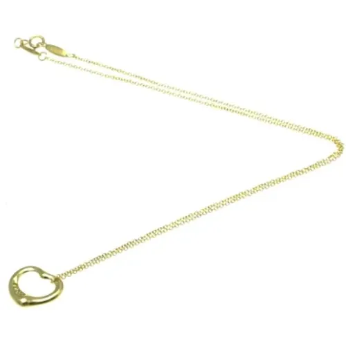 Pre-owned Jewellery, female, , Size: ONE SIZE Pre-owned Gold necklaces - Tiffany & Co. Pre-owned - Modalova