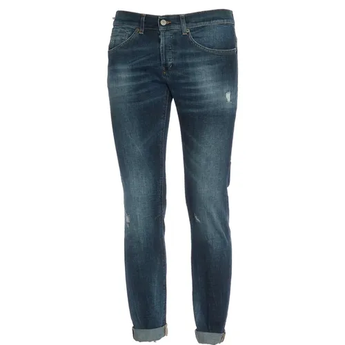 Zerrissene Denim Blaue Skinny Fit Jeans - Dondup - Modalova