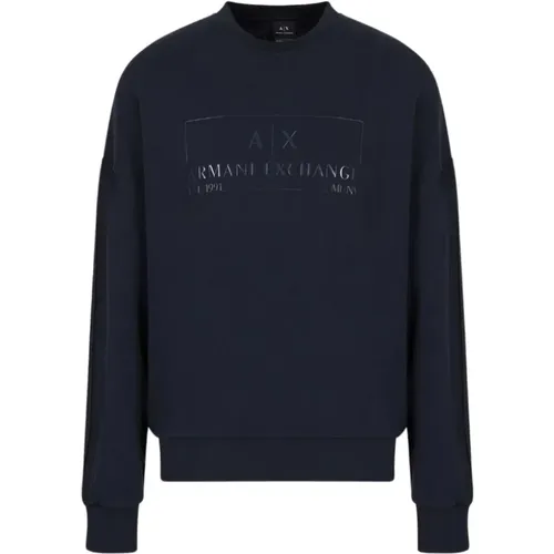 Stilvolles Sweatshirt , Herren, Größe: M - Armani Exchange - Modalova