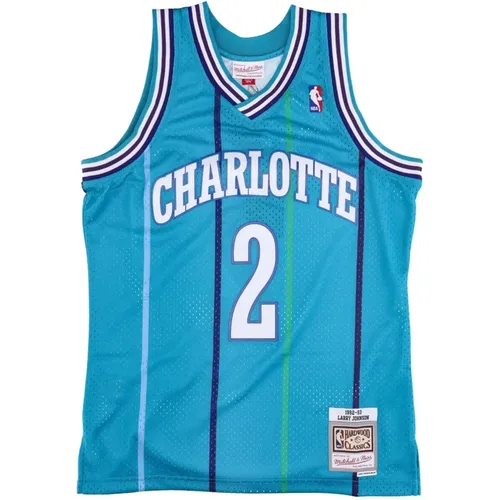 Sportswear, male, , Size: M Larry Johnson NBA Swingman Jersey - Mitchell & Ness - Modalova