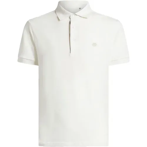 Weißes Piqué Polo-Shirt Etro - ETRO - Modalova