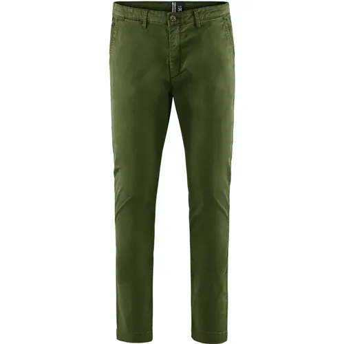 Chinos, male, , Size: W33 Stretch Cotton Chino Pants - BomBoogie - Modalova