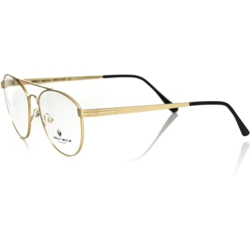 Glasses, male, , Size: ONE SIZE Aviator Metal Frame Eyeglasses - Frankie Morello - Modalova