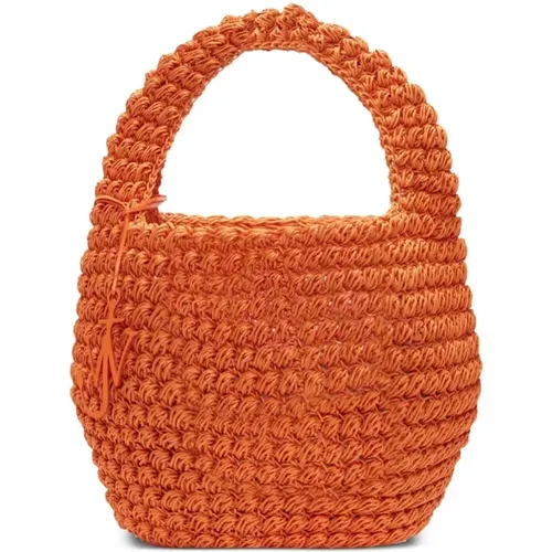 Handbags, female, , Size: ONE SIZE Geranium Crochet Handbag - JW Anderson - Modalova