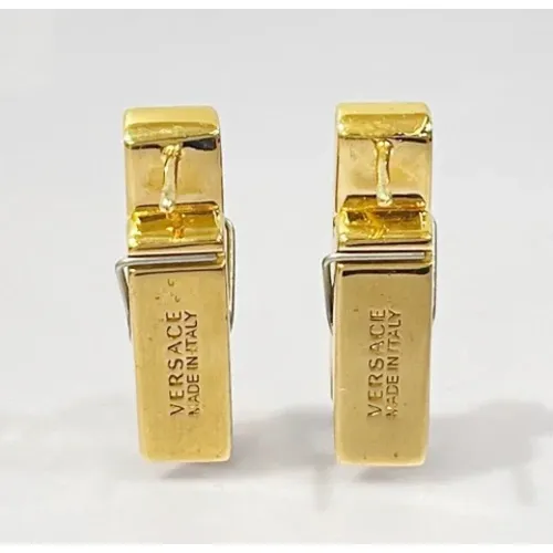 Pre-owned Jewellery, female, , Size: ONE SIZE Pre-owned Metal earrings - Versace Pre-owned - Modalova