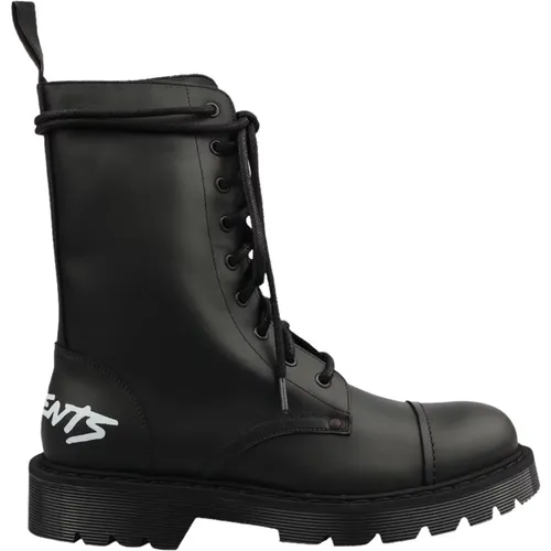 Lace-up Leather Boots , male, Sizes: 7 UK, 8 UK - Vetements - Modalova