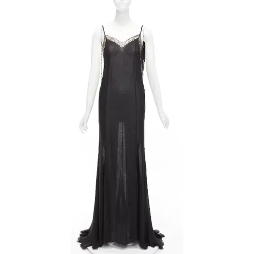 Pre-owned Silk dresses , female, Sizes: XS - Versace Pre-owned - Modalova