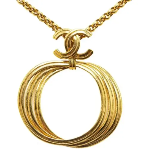 Pre-owned Gold chanel-jewelry , female, Sizes: ONE SIZE - Chanel Vintage - Modalova