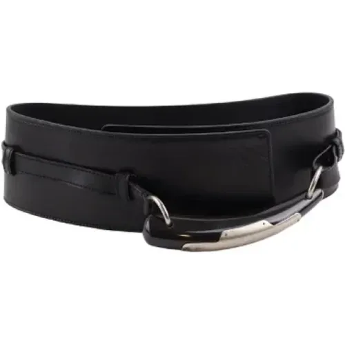 Pre-owned Belts, female, , Size: ONE SIZE Pre-owned Leather belts - Yves Saint Laurent Vintage - Modalova