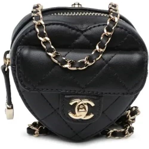 Pre-owned Mini Bags, female, , Size: ONE SIZE Pre-owned Leather crossbody-bags - Chanel Vintage - Modalova