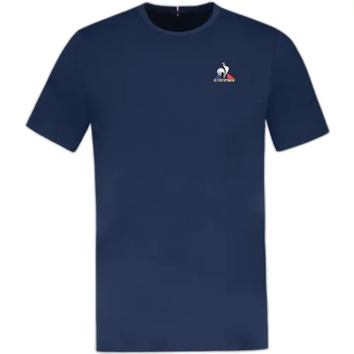 T-shirt Ess N°4 , male, Sizes: L, XL, M, S - Le Coq Sportif - Modalova