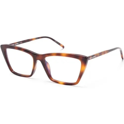 SL 737 Mica Thin OPT 003 Optical Frame , Damen, Größe: 54 MM - Saint Laurent - Modalova