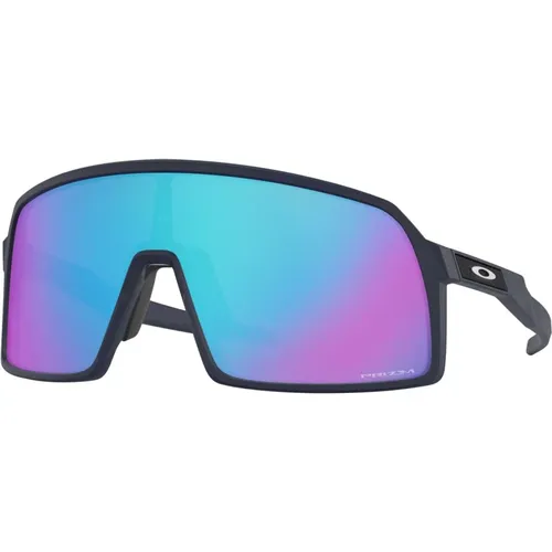 Matte Navy Sonnenbrille mit Prizm Sapphire , Herren, Größe: ONE Size - Oakley - Modalova