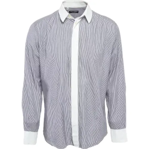 Pre-owned Shirts, male, , Size: XL Pre-owned Cotton tops - Dolce & Gabbana Pre-owned - Modalova