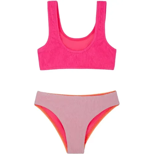 Geprägtes Color Block Bikini Set - Me-Fui - Modalova