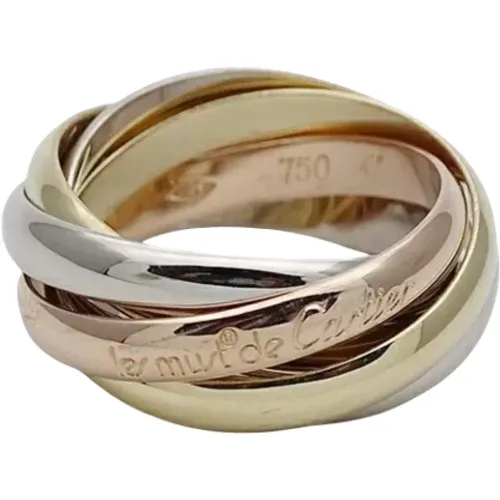 Pre-owned Gold rings , female, Sizes: ONE SIZE - Cartier Vintage - Modalova