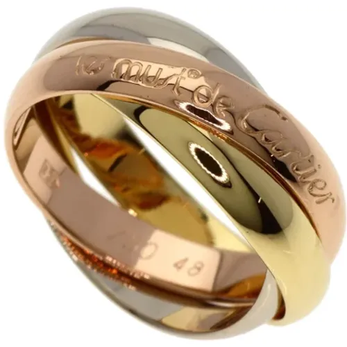 Pre-owned Jewellery, female, , Size: ONE SIZE Pre-owned Gold rings - Cartier Vintage - Modalova