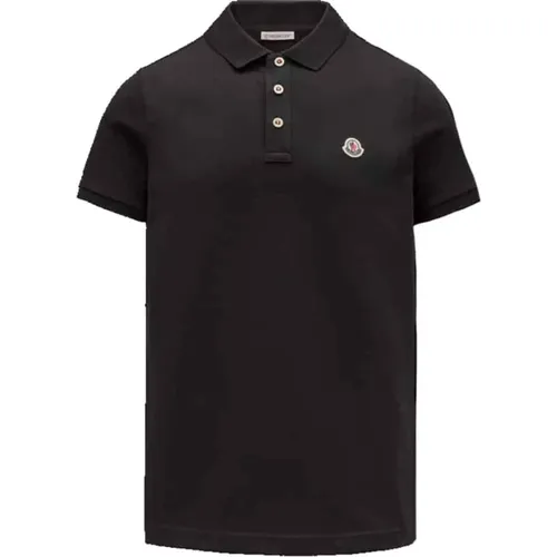 Polo Shirts, male, , Size: 3XL Polo T-Shirt with Logo - Moncler - Modalova